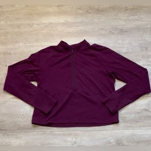 Lululemon Cropped Half-Zip Pullover